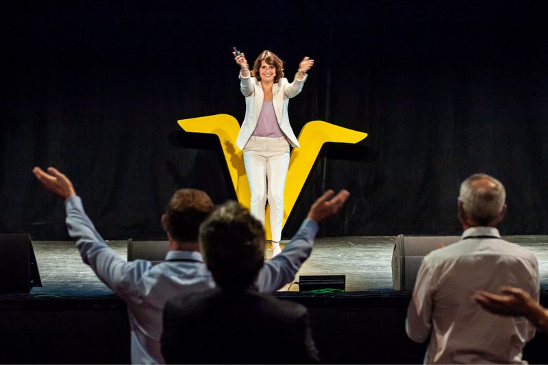 Véronique Leroy sur scène